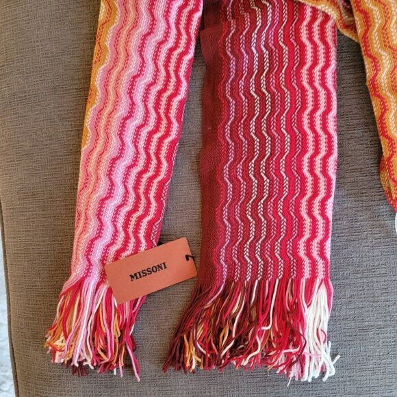 Missoni Sciappa Scarf Wool Blend made in Italy NWT - Picture 5 of 13